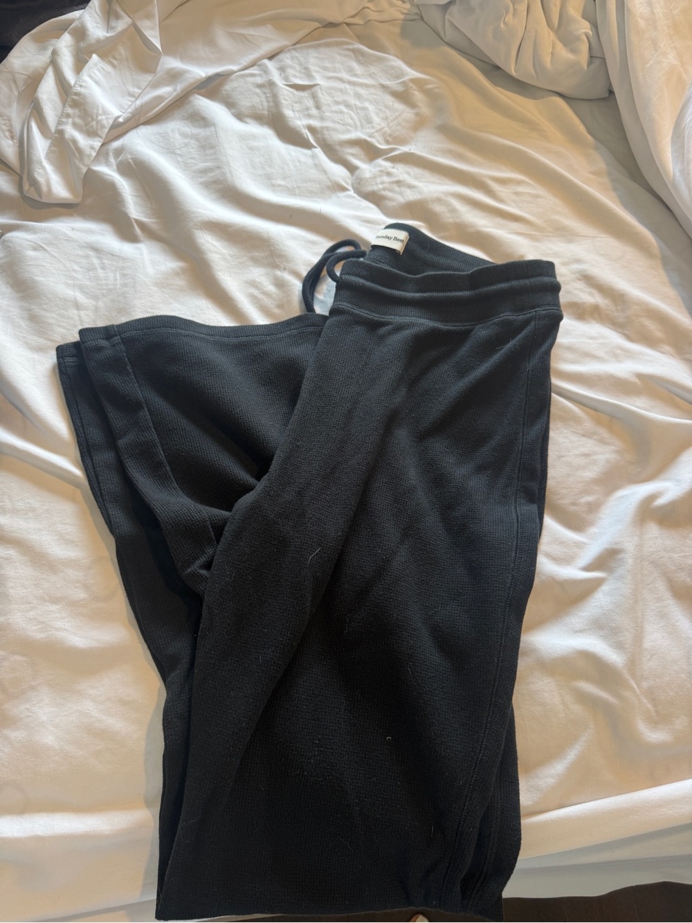 Black Knit Lounge Pants